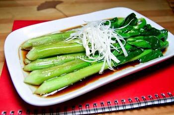 白灼芥蓝 清新可口